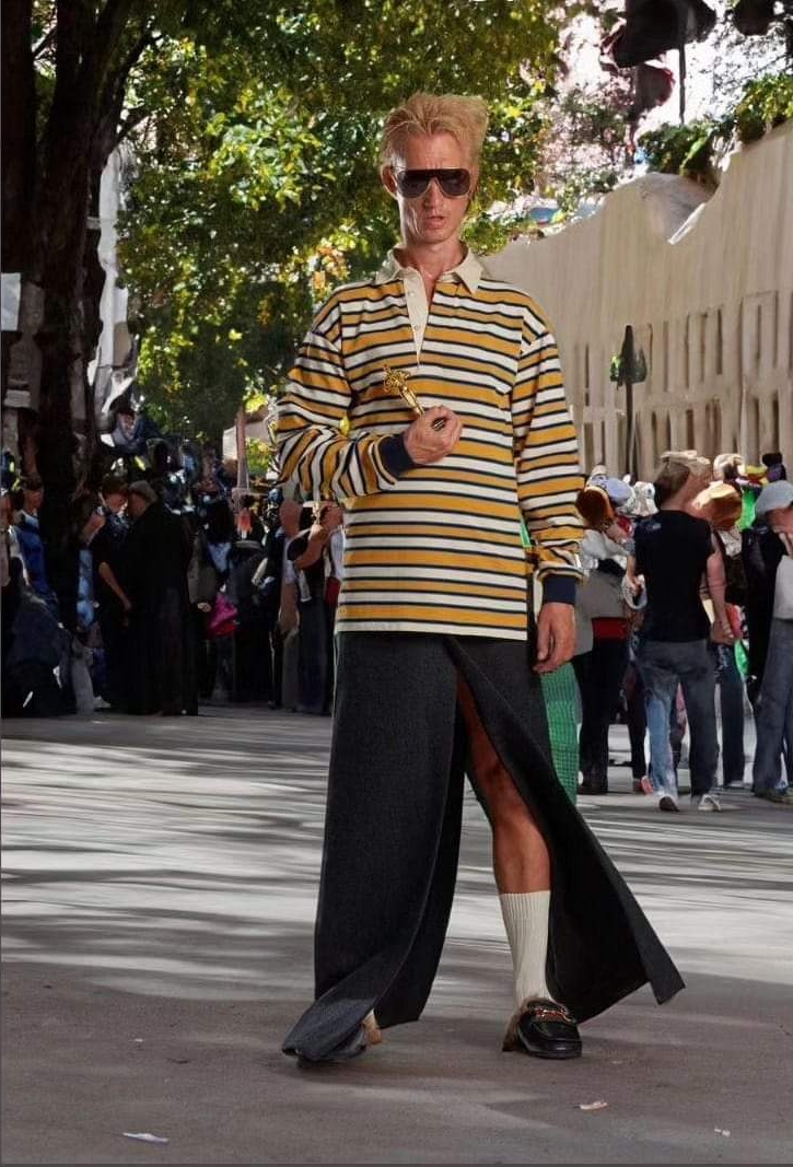 Modelo en revista - Esquire Italia - Número 28.